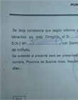 LIBRE DE INFRACCIONES DE COMERCIO A NOMBRE DEL TITULAR DEL VEHICULO (en FALTAS, AV. MITRE ESQ 2)
